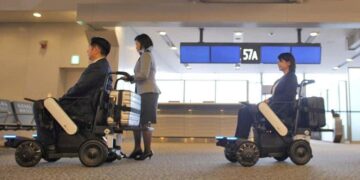 Silla de ruedas autónomas del aeropuerto de Tokio