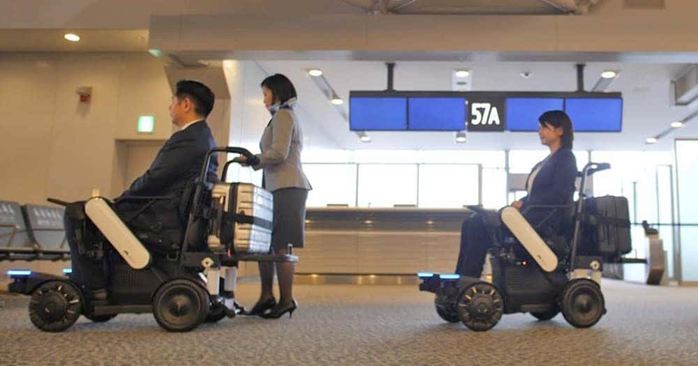 Silla de ruedas autónomas del aeropuerto de Tokio