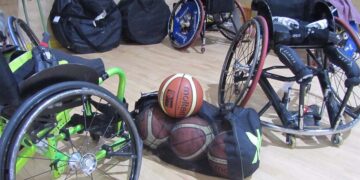 silla de ruedas de baloncesto
