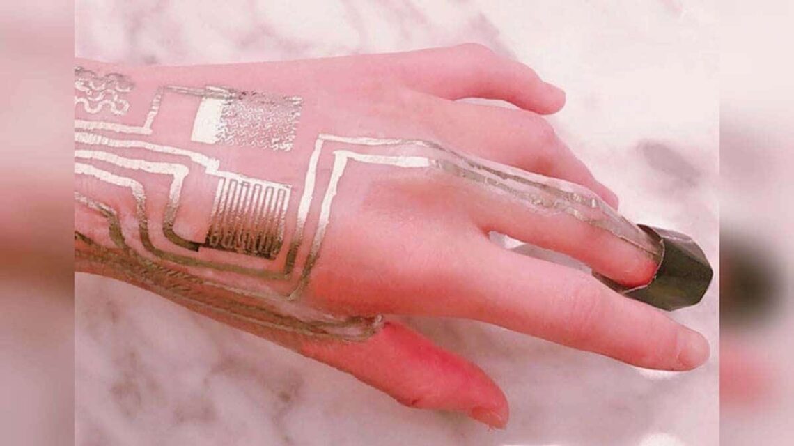 sistema permite imprimir sensores en la piel