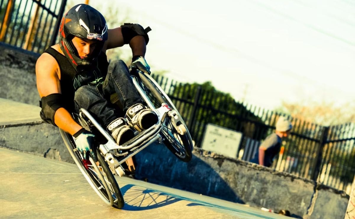 Aaron Fotheringham, una de las personas más influyentes en el skate en silla de ruedas