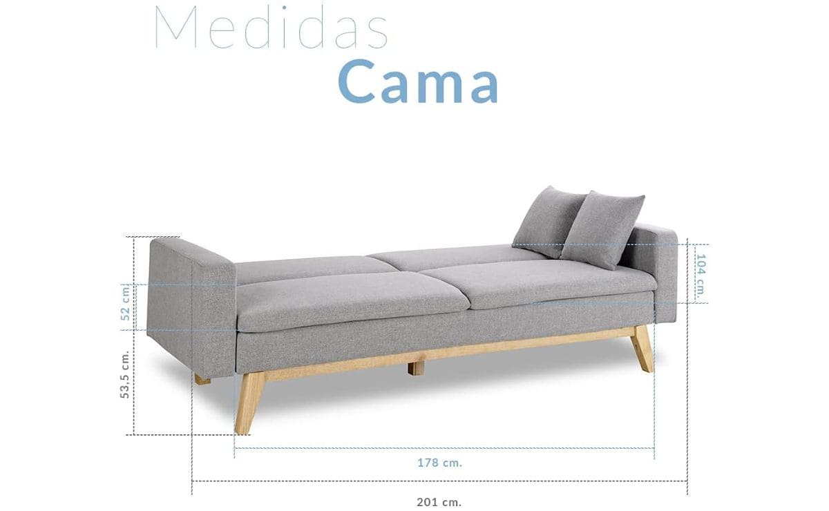 El sofá cama de Amazon más vendido ahora con rebaja del 15%