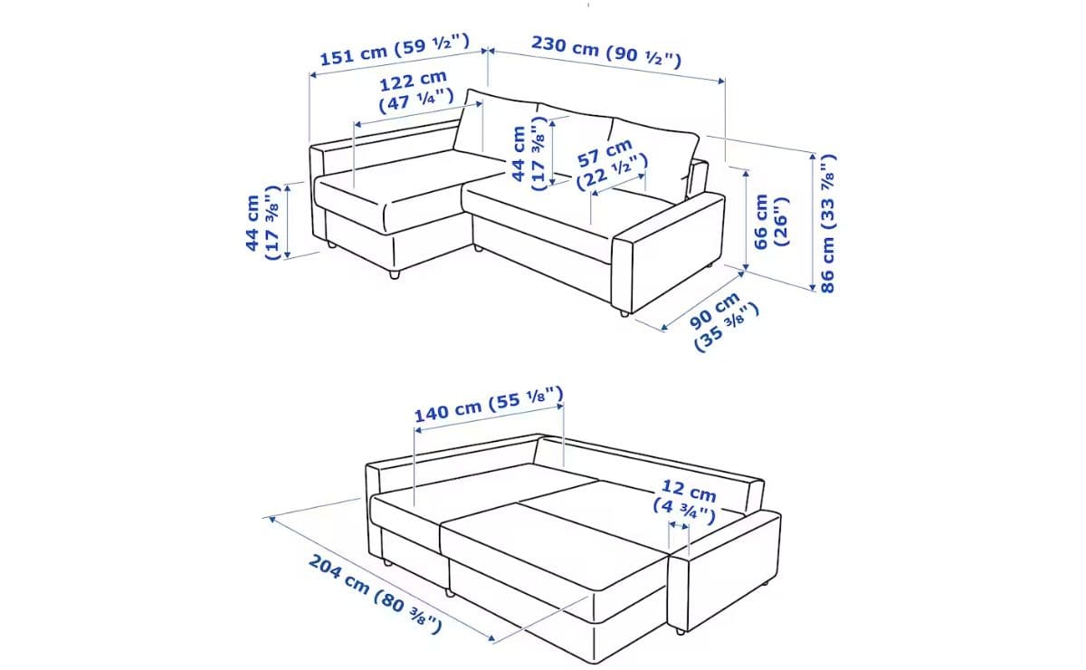 Sofá cama de IKEA