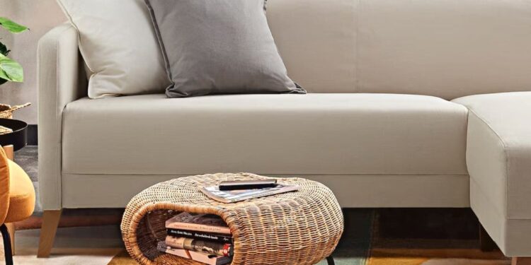 El elegante sofá chaiselongue de IKEA
