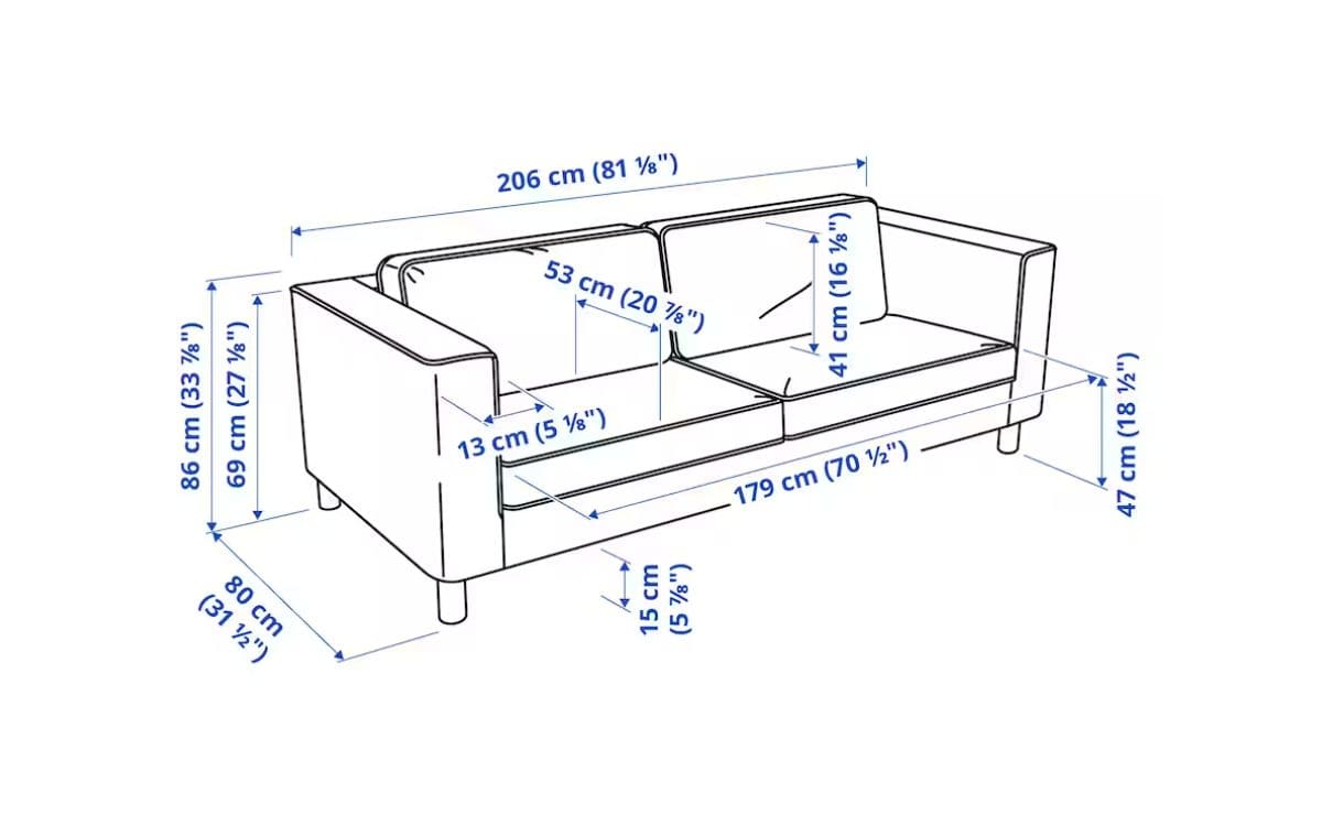 El sofá más compacto de IKEA