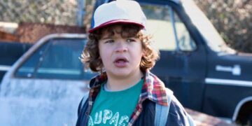 Dustin durante una escena de Stranger Things