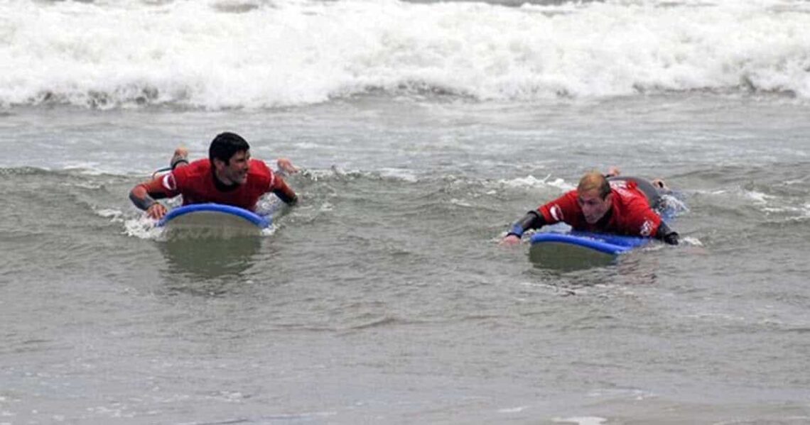 Sebastián Seta y Matías Sequeiras, campeones latinoamericanos de surf adaptado