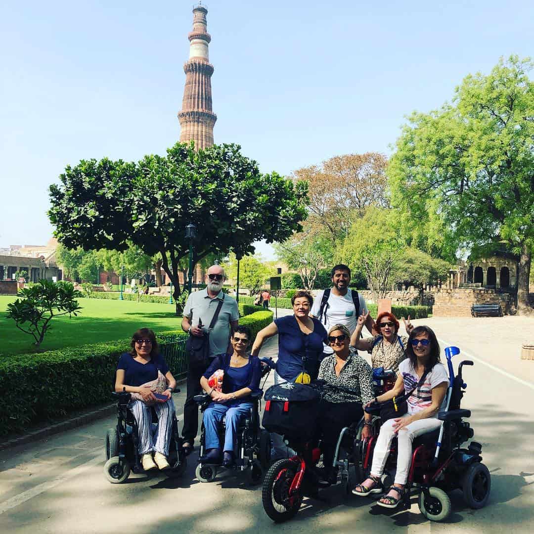 Viaje a la India en silla de ruedas.