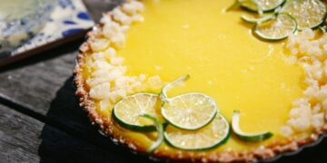 tarta limón fruta postre dulce vitamina vitamina c