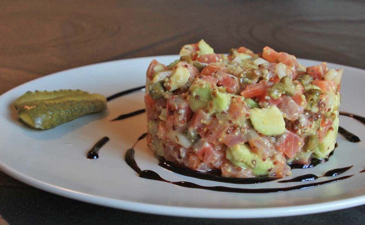 Tartar de salmón y aguacate