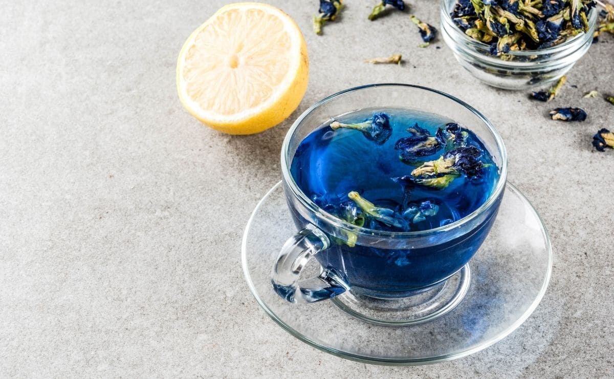 Té azul