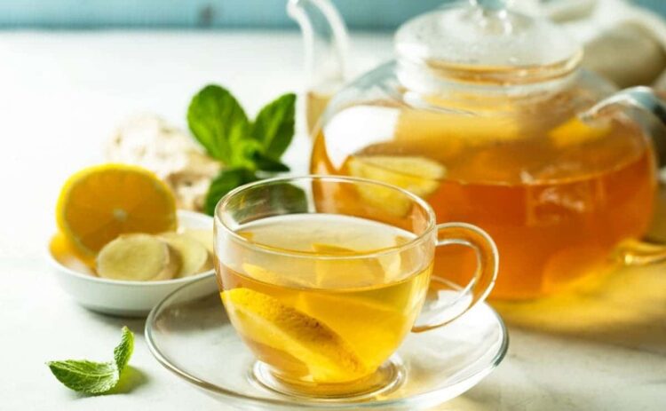 Propiedades antioxidantes del té verde con limón