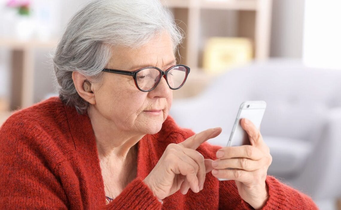 Teléfono móvil para personas mayores