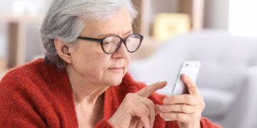 Teléfono móvil para personas mayores