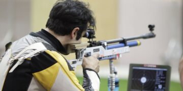 Camas acoge el Campeonato de España de tiro con cabina para ciegos