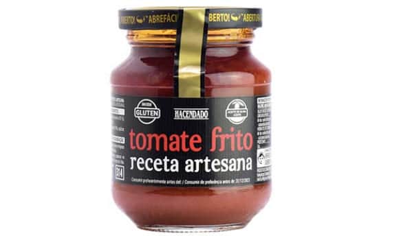El tomate frito receta artesana de Hacendado es uno de los peores según la OCU