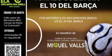 torneo solidario el 10 del Barça ELA