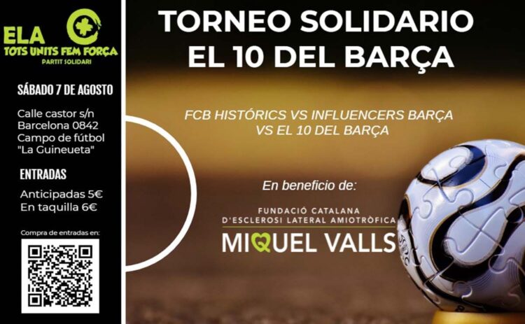 torneo solidario el 10 del Barça ELA