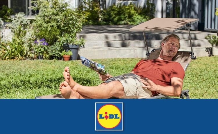 En Lidl pone a la venta la tumbona con parasol más popular