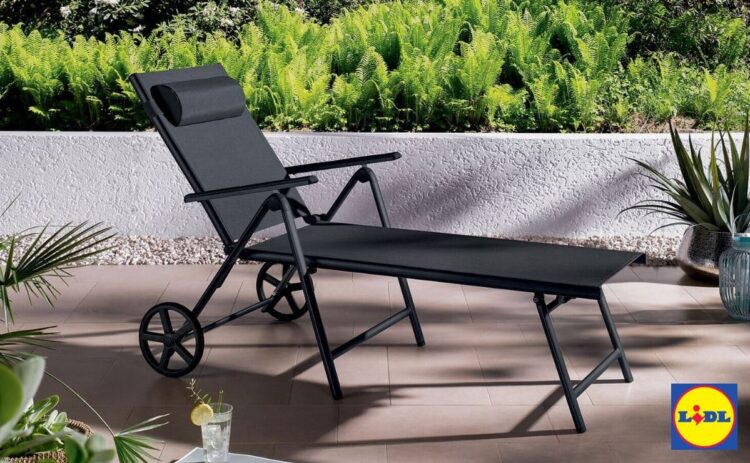 Esta tumbona de Lidl tiene una resistencia alta y es plegable