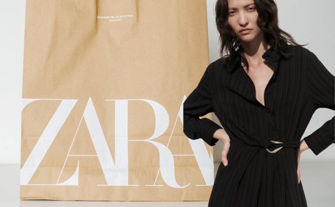 El vestido camisero de Zara con hebilla más elegante de la temporada