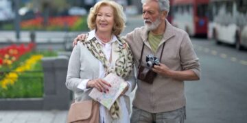 Personas mayores durante un viaje del IMSERSO