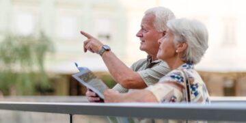 Personas mayores durante un viaje del turismo del IMSERSO