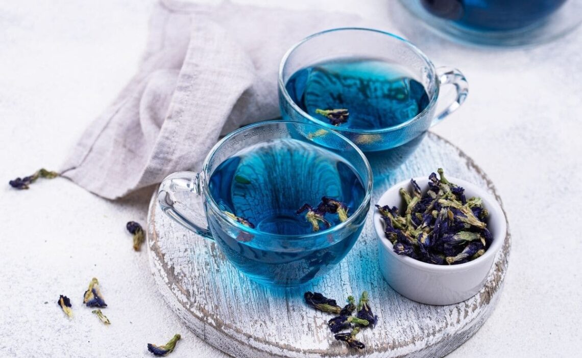 Té azul