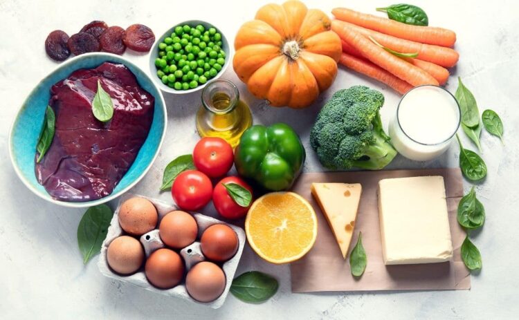 vitamina a hortalizas verduras nutrientes dieta comida salud aceite