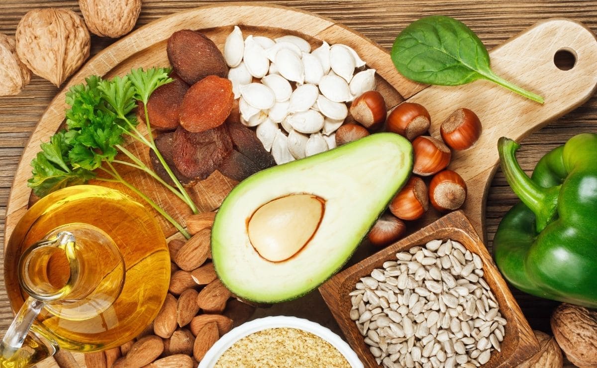 vitaminas vitamina e nutrientes salud dieta digestión microbiota flora