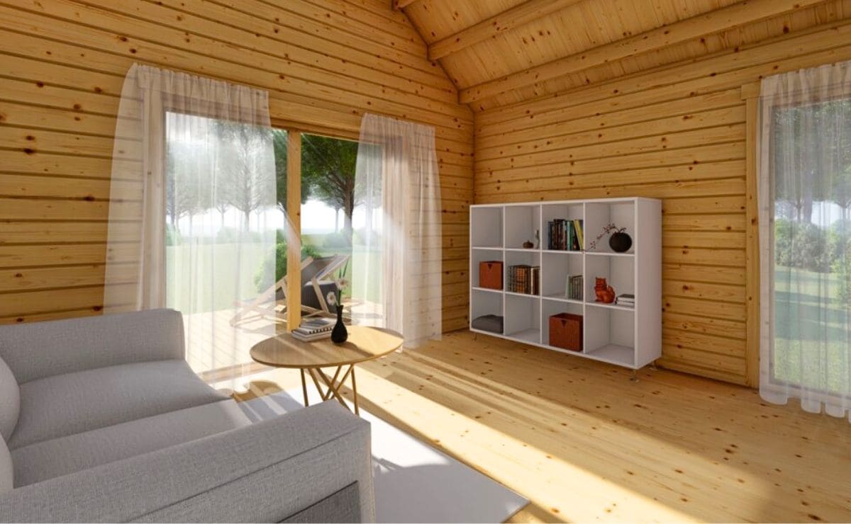 La vivienda prefabricada de madera para parejas con descuento