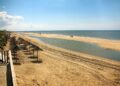 Playa de Islantilla, situada en la costa de Huelva