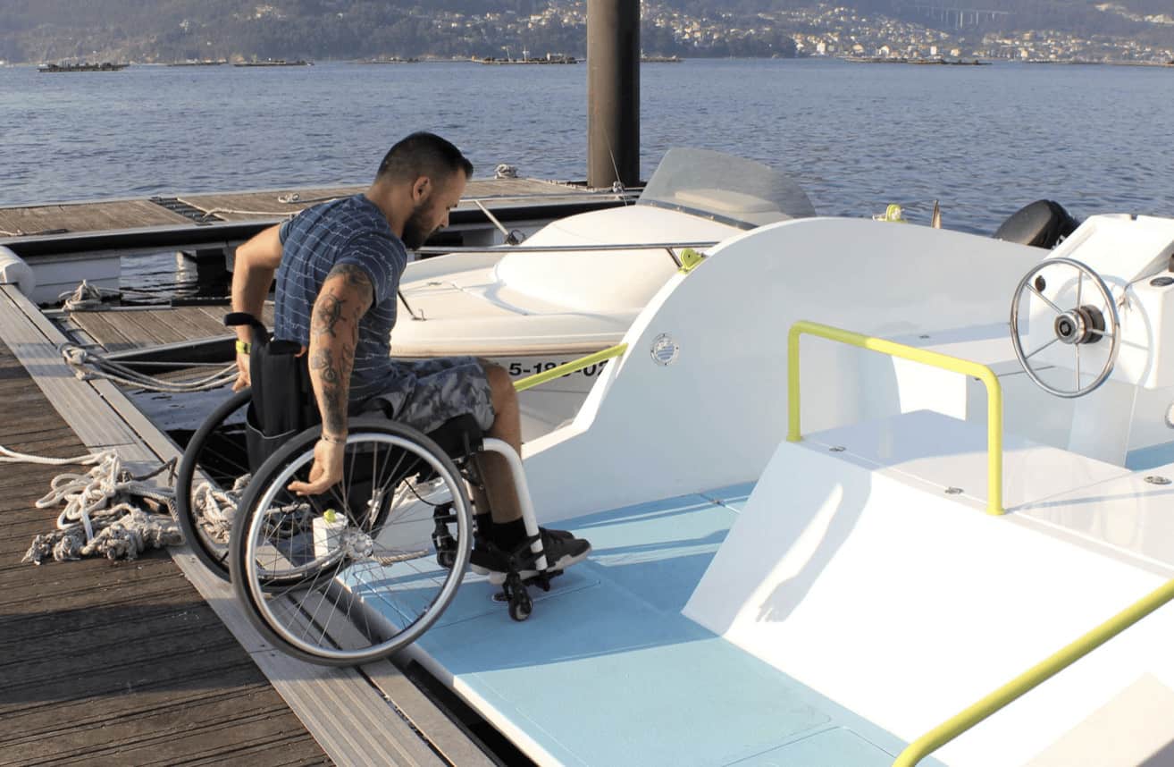 Entrada para silla de ruedas