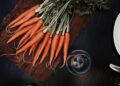 zanahorias recien cultivadas