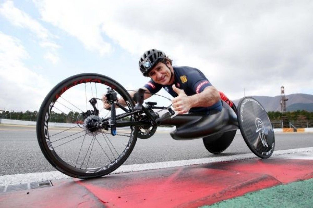 Zanardi en su handbike