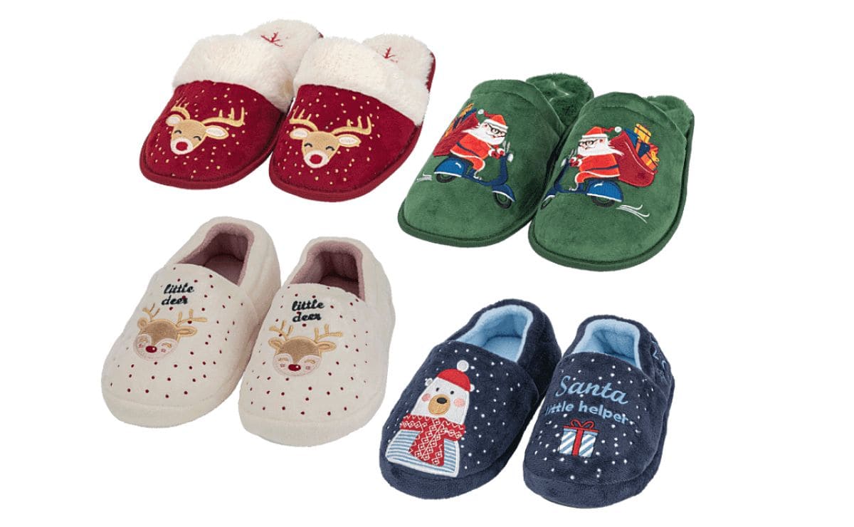 Zapatillas Navidad Aldi