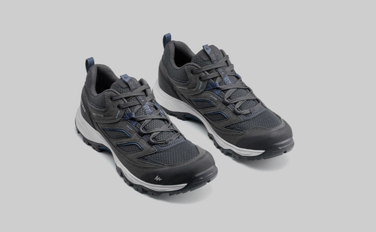 Zapatillas de montaña y trekking Hombre Quechua MH100 gris que tiene a la venta Decathlon