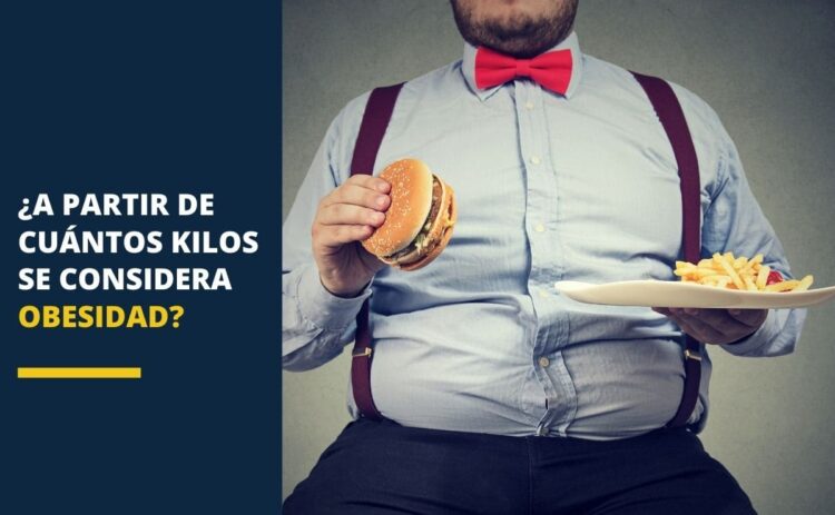 ¿A partir de cuántos kilos se considera obesidad?