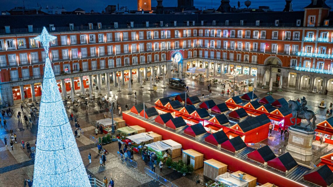 Mercado navideño en Madrid