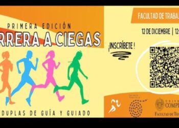 ‘Carrera a ciegas’, el evento deportivo para visibilizar la discapacidad