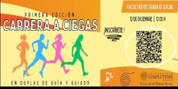 ‘Carrera a ciegas’, el evento deportivo para visibilizar la discapacidad