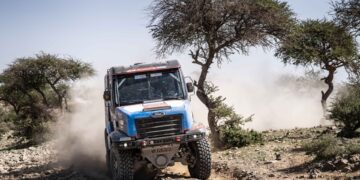 Albert Llovera durante una prueba del Rally Dakar 2024