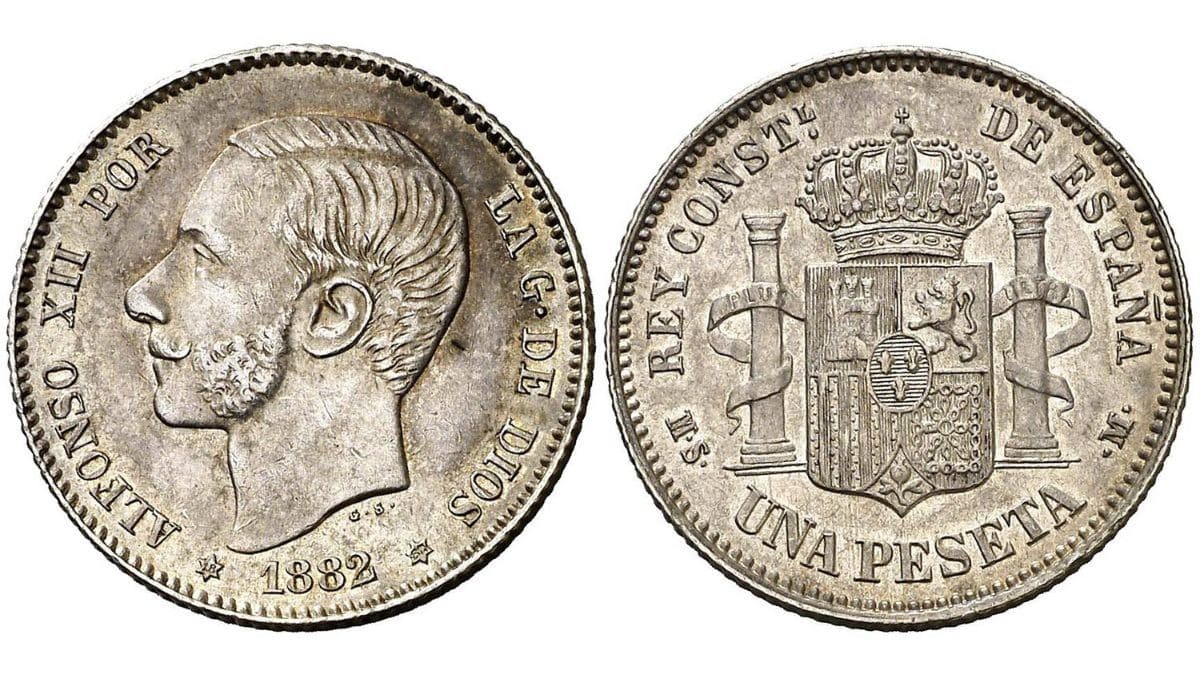 Peseta de Alfonso XII