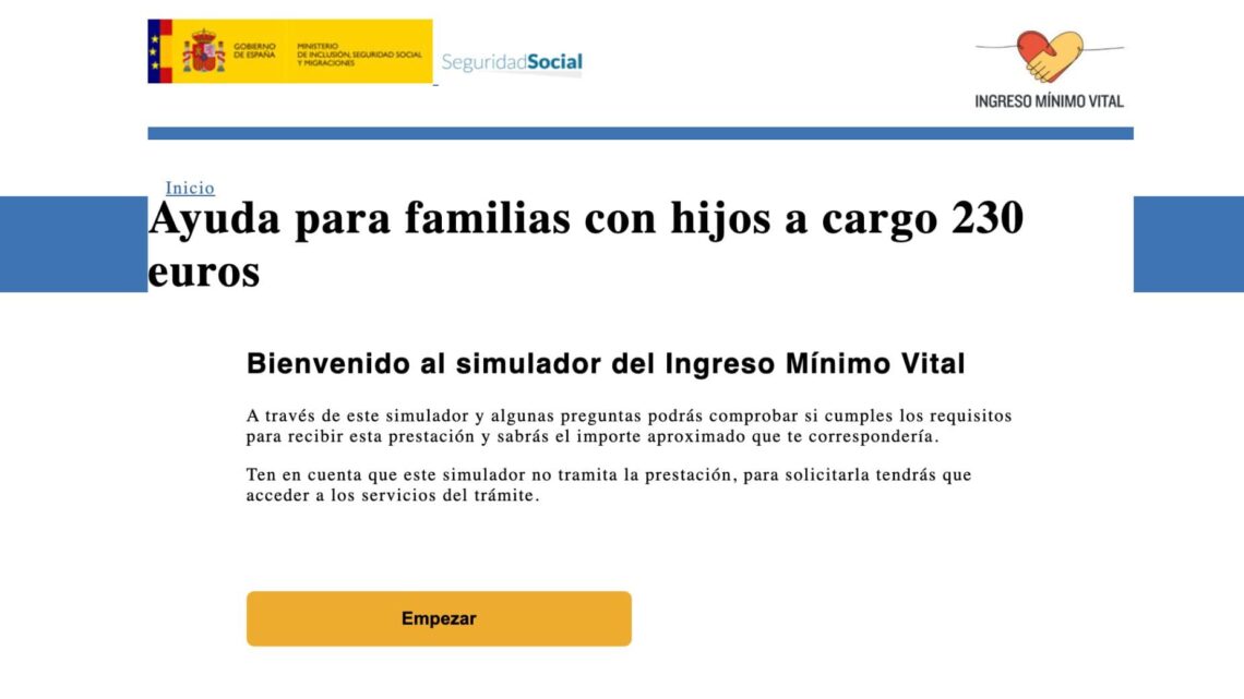 Solicita la ayuda de 230 euros por hijos a cargo de la Seguridad Social
