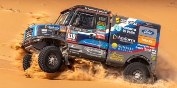 Albert Llovera durante una etapa del Rally Dakar 2024