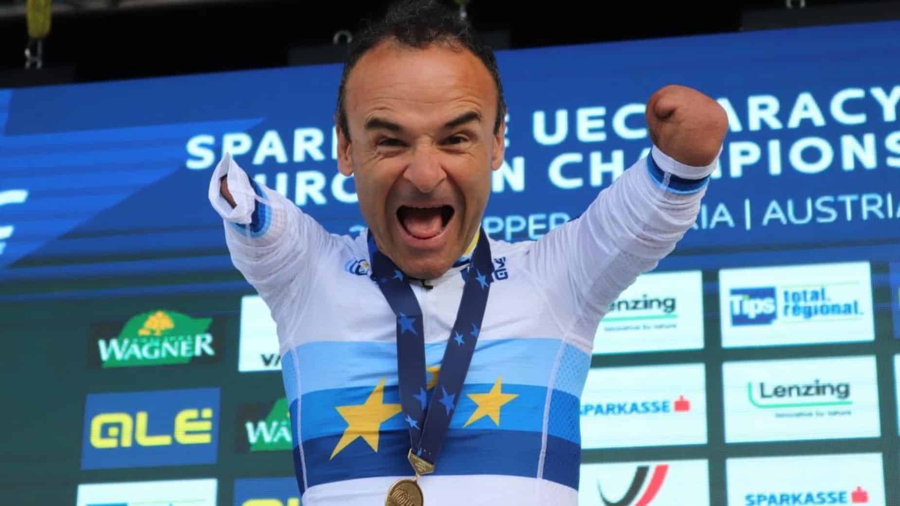 Ricardo Ten obtuvo la medalla de oro en la contrarreloj de la Copa del Mundo de Ciclismo Paralímpico