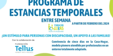 Fundación Lukas ofrece Estancias Temporales entre semana para personas con discapacidad