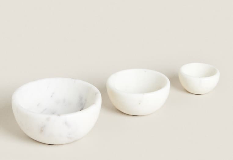 Recipientes mármol Zara Home