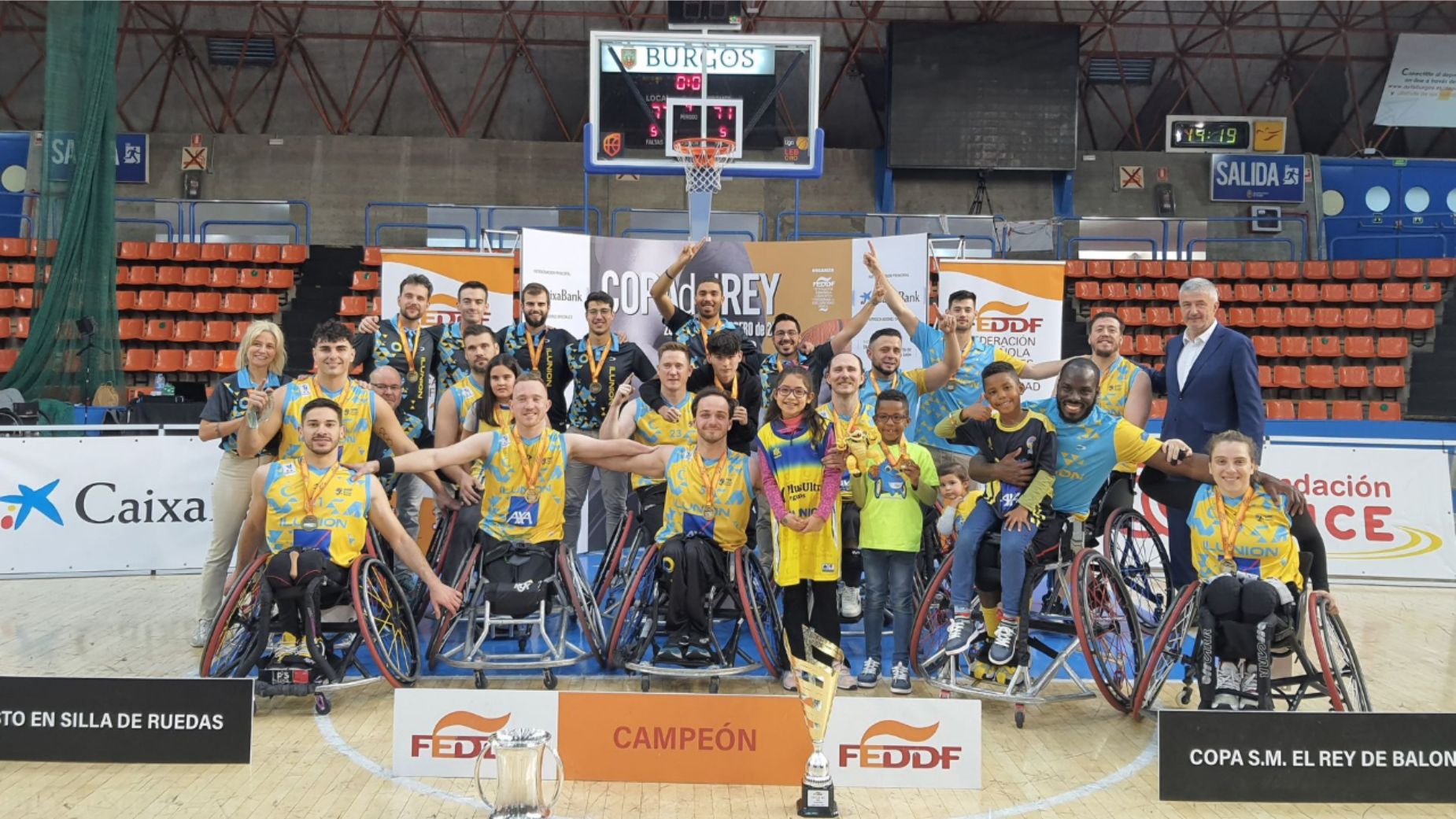 El CD Ilunion vuelve a ganar la Copa del Rey de Baloncesto en silla de ruedas cinco años después