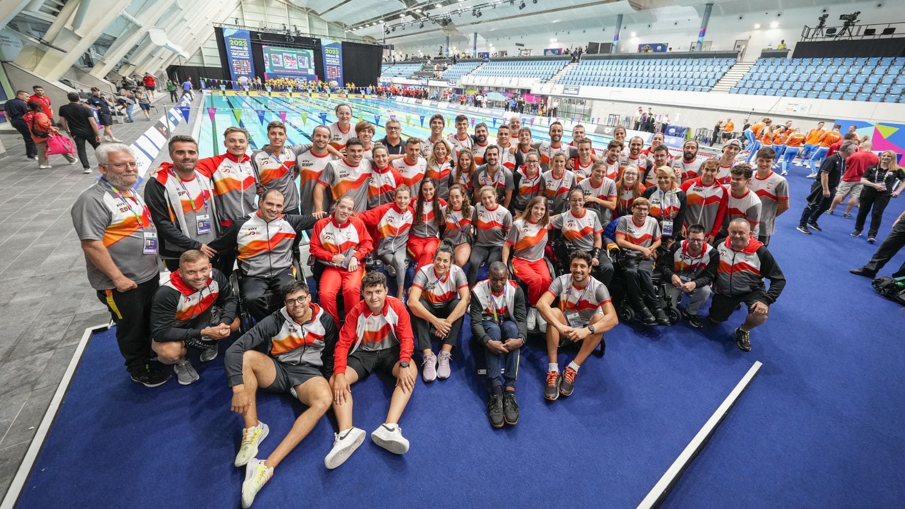 Parte del Equipo Paralímpico Español que se beneficia del Plan ADOP